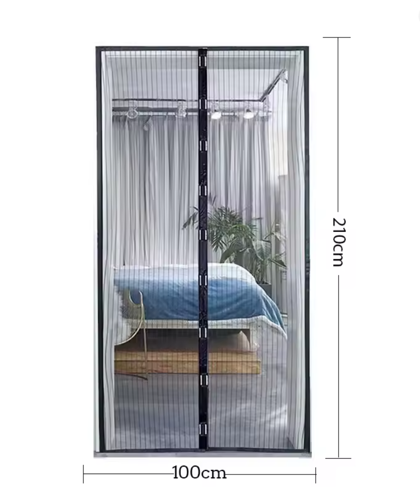 Hands-Free Magnetic Screen Door - Anti-Mosquito Mesh Door